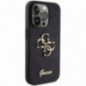 Apple iPhone 15 Pro Case Guess Fixed Glitter Big 4G Black