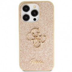 Apple iPhone 14 Pro Max Case Guess Fixed Glitter Big 4G Gold