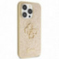 Apple iPhone 14 Pro Max Case Guess Fixed Glitter Big 4G Gold