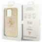 Apple iPhone 14 Pro Max Case Guess Fixed Glitter Big 4G Gold