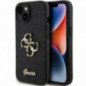 Apple iPhone 15 Case Guess Fixed Glitter Big 4G Black