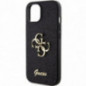 Apple iPhone 15 Case Guess Fixed Glitter Big 4G Black