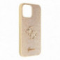 Apple iPhone 13 Pro Max Case Guess Fixed Glitter Big 4G Gold