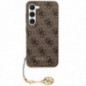 Samsung Galaxy S24 PLUS Case Guess 4G Charm Brown