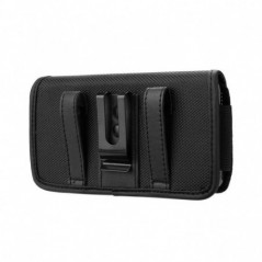 Apple iPhone 12 mini Univerzálne puzdro, Horizontal holsters Horizontal Belt Holster OXFORD Black