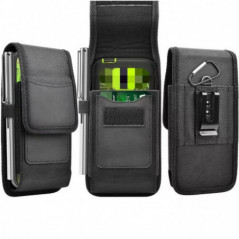 Apple iPhone 13 Pro Max Univerzálne puzdro, Flip holsters Vertical Belt Holster OXFORD Black