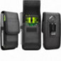 Apple iPhone 13 Pro Max Univerzálne puzdro, Flip holsters Vertical Belt Holster OXFORD Black