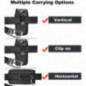 Apple iPhone 13 Pro Max Univerzálne puzdro, Flip holsters Vertical Belt Holster OXFORD Black
