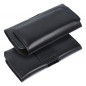 Samsung Galaxy S20 FE 5G 2022 Univerzálne puzdro, Horizontal holsters, Belt Holster ROYAL Crazy Horse Black 
