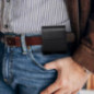 Samsung Galaxy Z Flip3 5G Univerzálne puzdro, Horizontal holsters, Belt Holster ROYAL Crazy Horse Black 