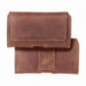 Samsung Galaxy S20 FE 5G Univerzálne puzdro, Horizontal holsters, Belt Holster ROYAL Crazy Horse Brown 