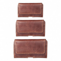 Samsung Galaxy S21 Ultra 5G Univerzálne puzdro, Horizontal holsters, Belt Holster ROYAL Crazy Horse Brown