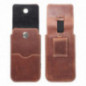 XIAOMI Redmi Note 10 Univerzálne puzdro, Belt Holster ROYAL - Leather universal flap pocket Brown