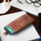 Apple iPhone 12 Univerzálne puzdro, Belt Holster ROYAL - Leather universal flap pocket Brown