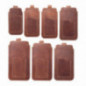 Apple iPhone 12 Univerzálne puzdro, Belt Holster ROYAL - Leather universal flap pocket Brown