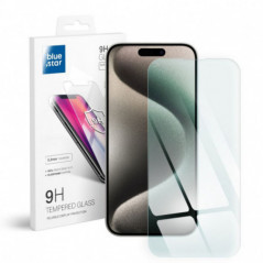 Apple iPhone 15 Tempered glass Blue Star 9H Transparent