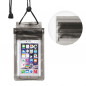 Waterproof Phone Bag with Zipper – Black