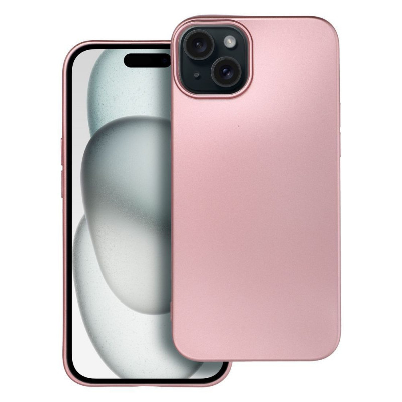 Apple iPhone 15 Plus Case Metallic Pink