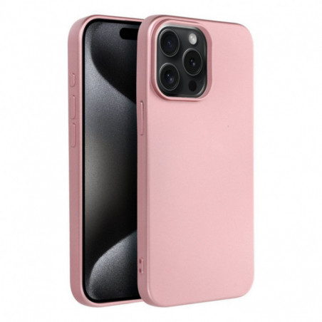 Apple iPhone 15 Pro Max Case Metallic Pink