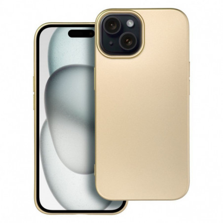 Apple iPhone 15 Case Metallic Gold