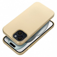 Apple iPhone 15 Case Metallic Gold