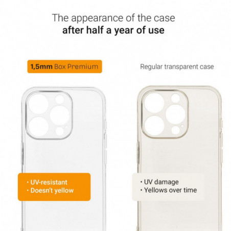Apple iPhone 16 Pro Case 1,5mm Box Premium Transparent