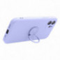 Apple iPhone 16 Pro Case Silicone ring Violet