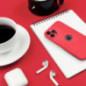 Apple iPhone 16 Pro Case Soft Red