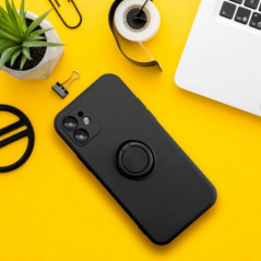 Apple iPhone 16 Pro Case Silicone ring Black
