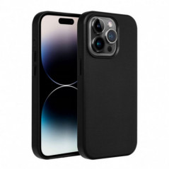 Apple iPhone 16 Pro Case Leather Mag Cover Elegant  MagSAFE  Black