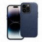 Apple iPhone 16 Pro Case Leather Mag Cover Elegant  MagSAFE  Indigo blue