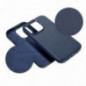 Apple iPhone 16 Pro Case Leather Mag Cover Elegant  MagSAFE  Indigo blue