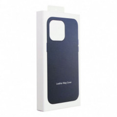 Apple iPhone 16 Pro Case Leather Mag Cover Elegant  MagSAFE  Indigo blue
