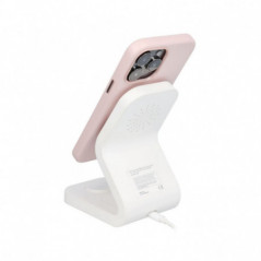 Apple iPhone 16 Pro Case Leather Mag Cover Elegant  MagSAFE  Sand pink