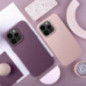 Apple iPhone 16 Pro Case Leather Mag Cover Elegant  MagSAFE  Sand pink
