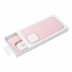 Apple iPhone 16 Pro Case Leather Mag Cover Elegant  MagSAFE  Sand pink