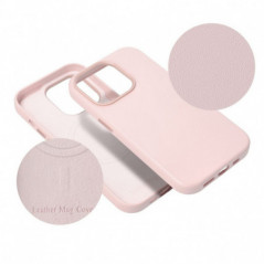 Apple iPhone 16 Pro Max Case Leather Mag Cover Elegant  MagSAFE  Sand pink