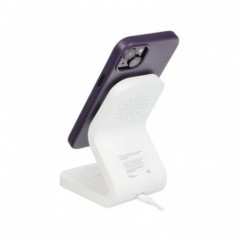 Apple iPhone 16 Pro Max Case Leather Mag Cover Elegant  MagSAFE  Dark violet