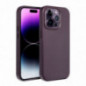 Apple iPhone 16 Pro Case Leather Mag Cover Elegant  MagSAFE  Dark violet