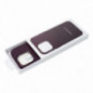 Apple iPhone 16 Pro Case Leather Mag Cover Elegant  MagSAFE  Dark violet