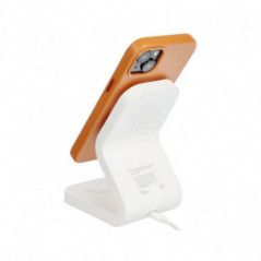 Apple iPhone 16 Pro Case Leather Mag Cover Elegant  MagSAFE  Orange