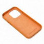 Apple iPhone 16 Pro Case Leather Mag Cover Elegant  MagSAFE  Orange