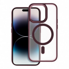 Apple iPhone 16 Pro Case Matte Mag Cove MagSAFE  Plum red