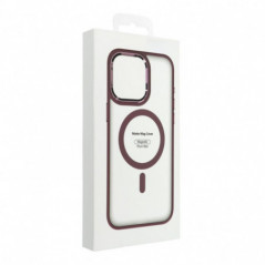 Apple iPhone 16 Pro Case Matte Mag Cove MagSAFE  Plum red