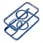 Apple iPhone 16 Pro Case Color Edge Mag MagSAFE  Navy blue