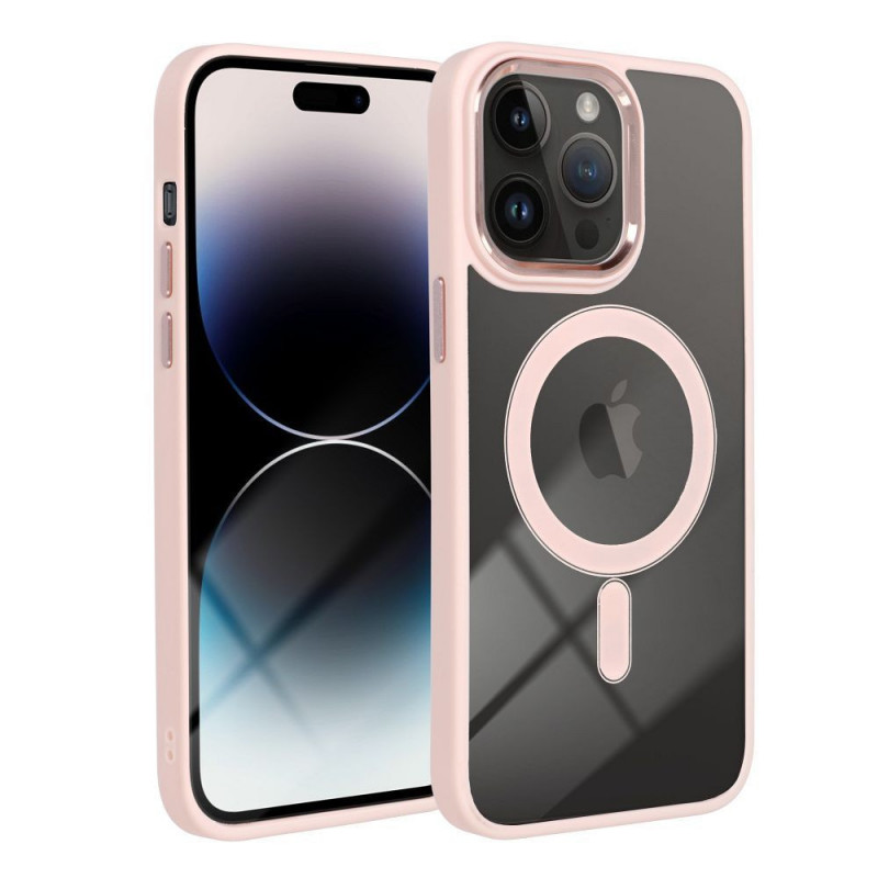 Apple iPhone 16 Pro Case Color Edge Mag MagSAFE  Pink