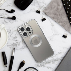 Apple iPhone 16 Pro Max Case Glam Silver