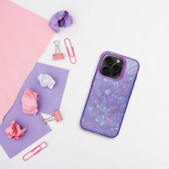 Apple iPhone 15 Pro Case Tutti Frutti Violet