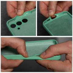 Samsung Galaxy A55 Case Silicone 2mm Mint