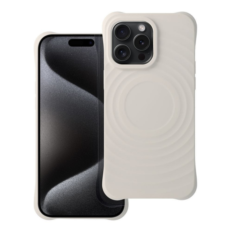 Apple iPhone 16 Case Silicone Zephyr Mag Elegant  MagSAFE  White